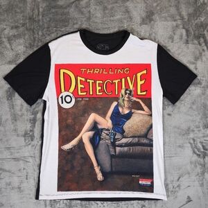 Redbubble Detective Poster T Shirt Size 2XL Dont Kick Pandas